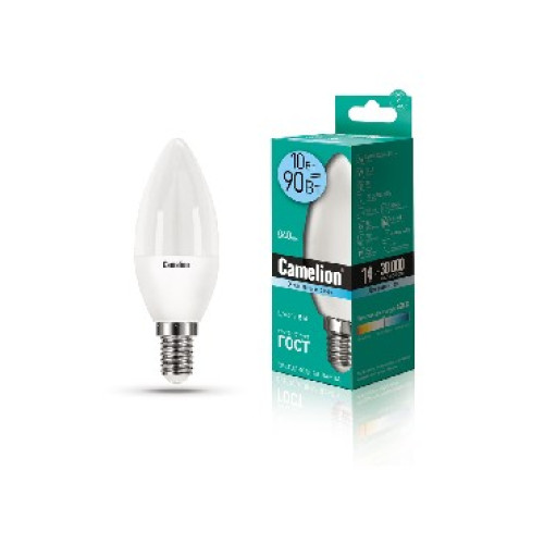 CAMELION LED10-C35/845/E14 (Эл.лампа светодиодная 10Вт 220В)