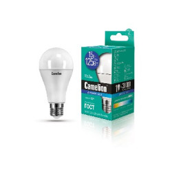 CAMELION LED15-A60/865/E27 (Эл.лампа светодиодная 6500К, 15Вт=125Вт)