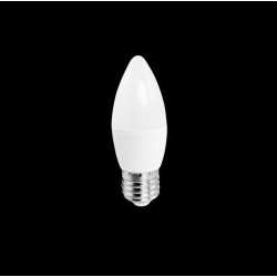 ECOLA C7MD90ELC LIGHT CANDLE LED 9,0W 220V E27 6000K свеча (композит) 100X37
