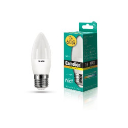 CAMELION LED7-C35/830/E27 (Эл.лампа светодиодная 7Вт 220В)