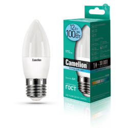 CAMELION LED12-C35/845/E27 (Эл.лампа светодиодная 12Вт 220В)