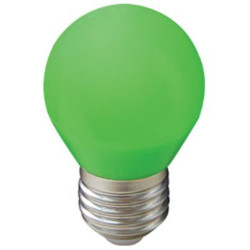 ECOLA K7CG50ELB GLOBE LED COLOR 5,0W G45 220V E27 GREEN шар Зеленый матовая колба 77X45