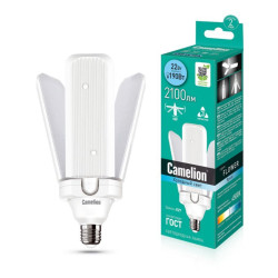 CAMELION LED22-A70/845/E27 (Эл.лампа светодиодная трансформер 22Вт, 3 лепестка поворотные, 220В)