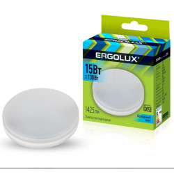 ERGOLUX LED-GX53-15W-GX53-4K (Эл.лампа светодиодная 15Вт GX53 4500К 180-240В)