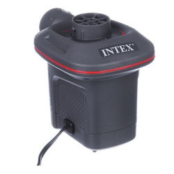 INTEX Насос электрич/ QUICK-FILL (12В от прикуривателя,3 насадки) Новый дизайн.(в коробке) Арт. 66636