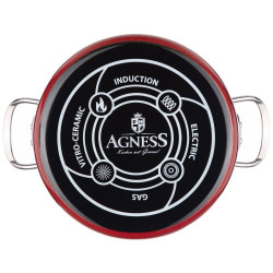 AGNESS 901-051 DELUXE эмал. 3,1л красный