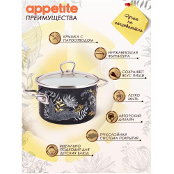 APPETITE эмал цил Botany black 2,0л ТМ