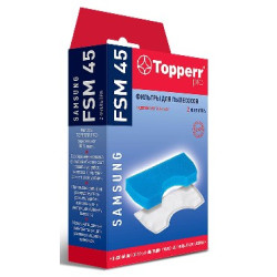TOPPERR FSM 45 Комплект фильтров (Губчатый фильтр+ сетчатый фильтр ) для пылесосов Samsung