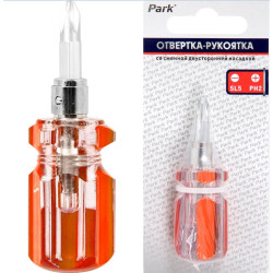 PARK Отвертка-рукоятка Park со сменной двусторонней насадкой OTV11NB (356211)