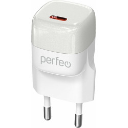 PERFEO (I4651) TYPE-C, GaN, 20W, белый