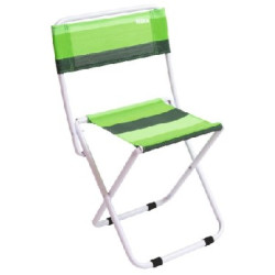 NIKA Пляжный стул складной со спинкой зеленый (сетка) П1/З