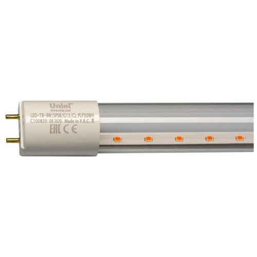 UNIEL (UL-00006697) LED-T8-9W/SPSB/G13/CL PLP30WH