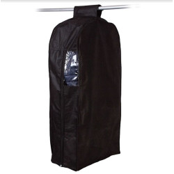 POLINI Чехол для одежды на молнии Polini Home, 60х30х120 см, черный (1уп)
