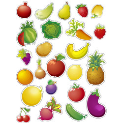 РЫЖИЙ КОТ ИГРЫ НА МАГНИТАХ. Фрукты, овощи и ягоды (ИН-8995)