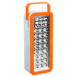 ЕРМАК Фонарь-светильник 24 + 6 ярк. LED, 3xD / шнур 220В, пластик, 24x10 см 198-084