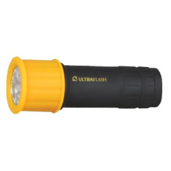 ULTRAFLASH LED15001-B Светодиодный фонарь желтый/черный