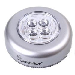 SMARTBUY (SBF-831-S) PUSH LIGHT, серебро
