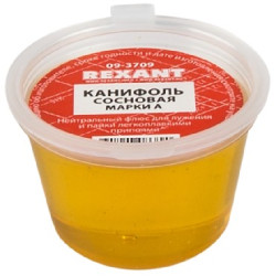 REXANT (09-3709) КАНИФОЛЬ СОСНОВАЯ , ФЛЮС НЕЙТРАЛЬНЫЙ, МАРКА А, 10 Г, БАНКА