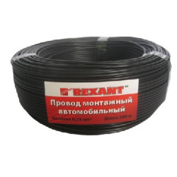 REXANT (01-6506) ПГВА 0.75мм 100м черный