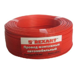 REXANT (01-6504) ПГВА 0.75мм 100м красный