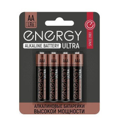 ENERGY Батарейка алкалиновая Energy Ultra LR03/4B (АAА) (104406)