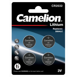 CAMELION (15247) CR2032 BL-4 (CR2032-BP4) литиевая