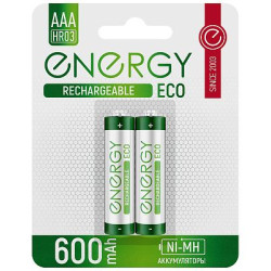 ENERGY Аккумулятор Energy Eco NIMH-600-HR03/2B (АAА) 104986