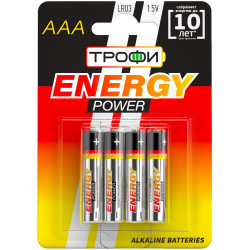 ТРОФИ LR03 4BL ENERGY POWER Alkaline