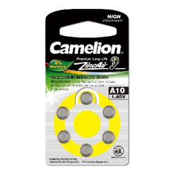 CAMELION (12823) ZA10 BL-6 MERCURY FREE (A10-BP6(0%HG), батарейка для слуховых аппаратов, 1.4 V,90MAH)