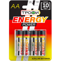 ТРОФИ LR6-4BL ENERGY POWER Alkaline