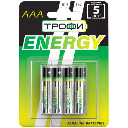 ТРОФИ LR03-4BL ENERGY Alkaline