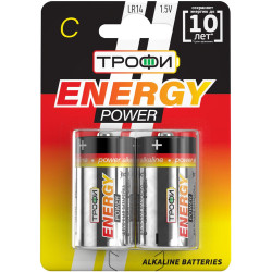 ТРОФИ LR14-2BL ENERGY POWER Alkaline