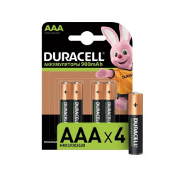 DURACELL HR03-4BL 900mAh Pre-Charged (Б0014861)