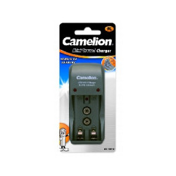 CAMELION (8181) BC-1001A TITANIUM (BC-1001A, ЗУ для 2хAA, AAA или 1X9V, 200мА, складная вилка, таймер )