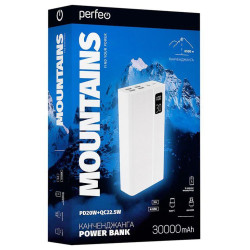 PERFEO (PF_D0162) MOUNTAINS - 30000 mAh , белый