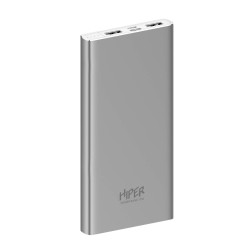 HIPER METAL 10K SILVER 10000mAh 2.4A 2xUSB серебристый