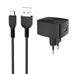 HOCO (6931474706645) C70Am Black + кабель MICRO USB