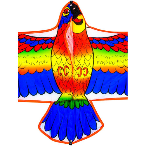 NO NAME Воздушный змей Яркий попугай размер 120*55см, пакет ИК-1171 ПП-00179850