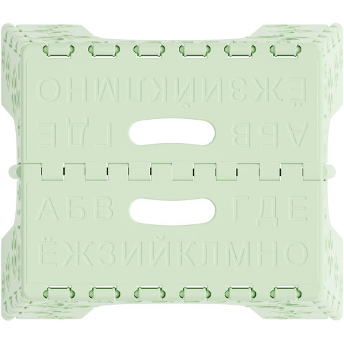 АЛЬТЕРНАТИВА М4961 Алфавит складной зеленый