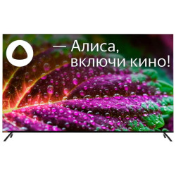 SUNWIND SUN-LED65XU401, 4K ULTRA HD, черный, СМАРТ ТВ, Яндекс.ТВ
